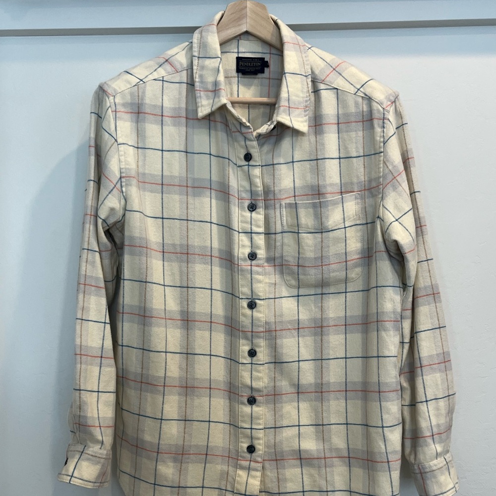 Pendleton button up 100% cotton flannel